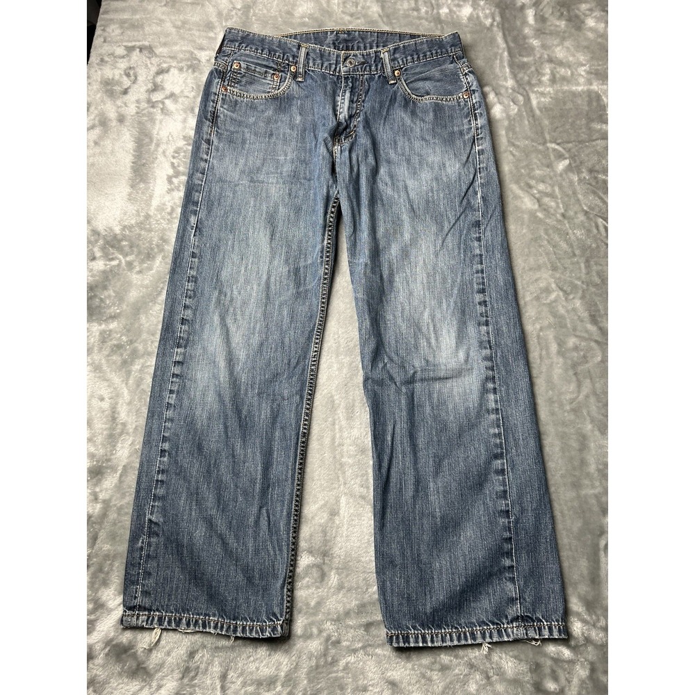 Levi's 569 Jeans Men Size 34x28 Loose Straight Leg Blue Comfy Denim Classic